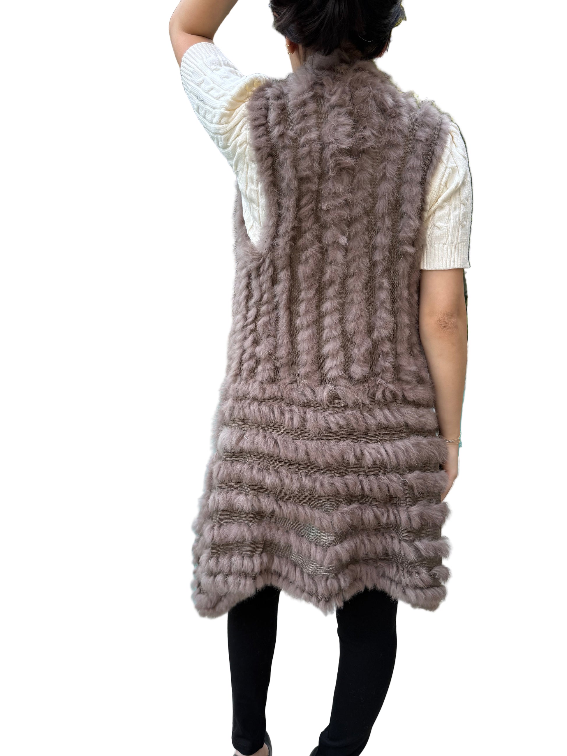Luxury Real Rabbit Fur Vest