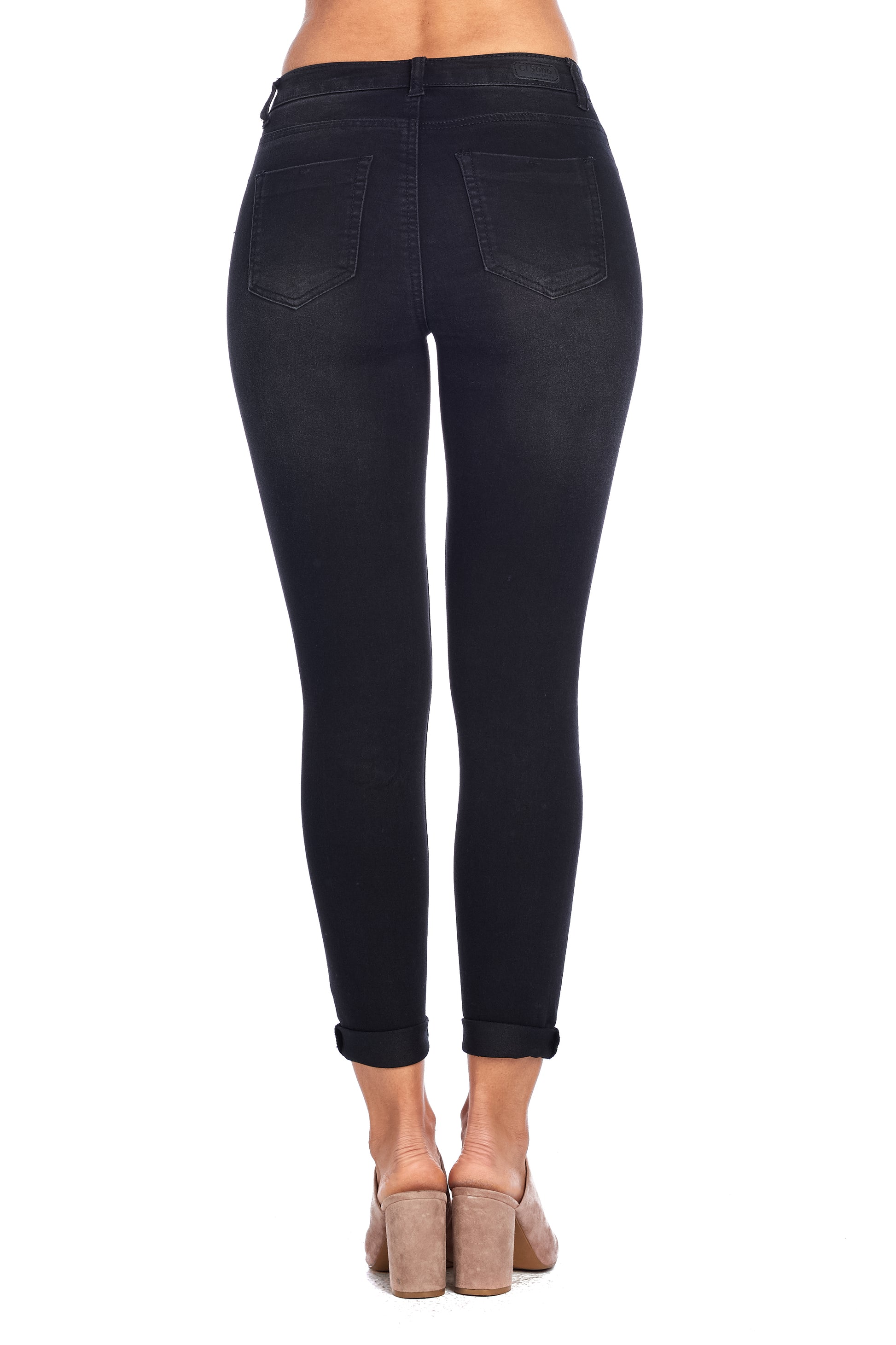 DP9946 Butt Lifting Skinny Leg Denim Jeans - FashionPosh