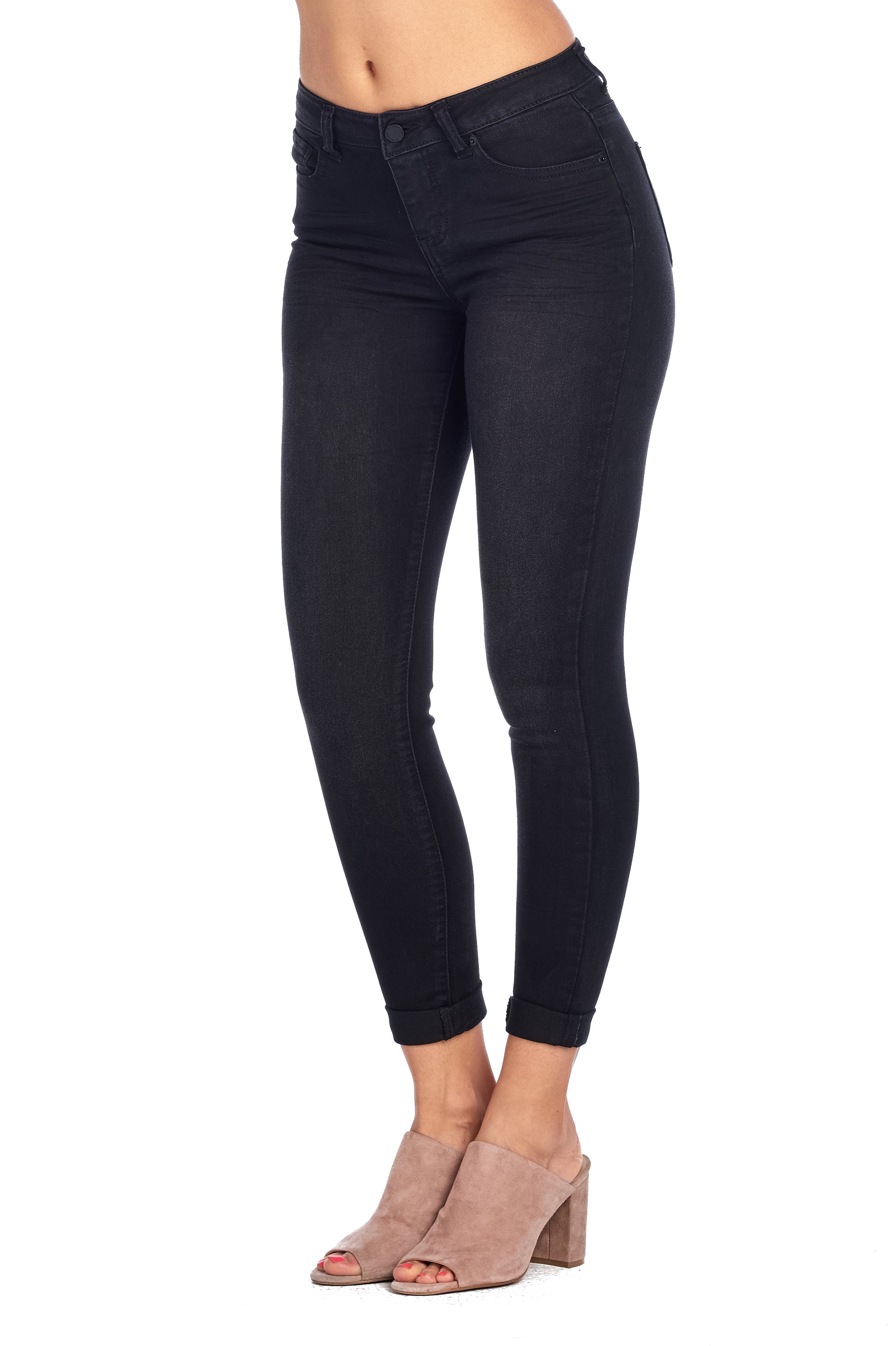 DP9946 Butt Lifting Skinny Leg Denim Jeans - FashionPosh