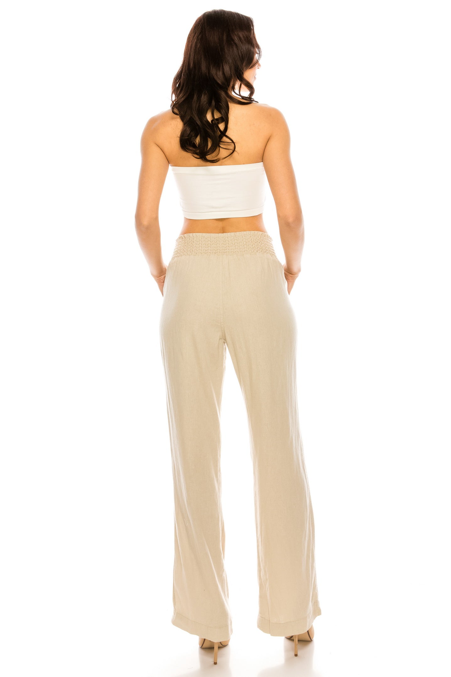 Wide Leg Palazzo Pants - FashionPosh