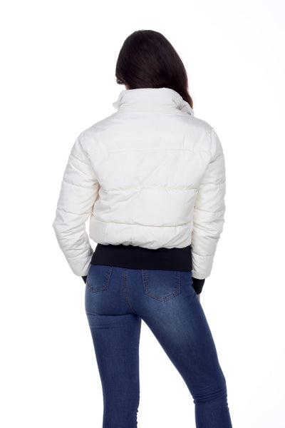 NYJK82 Nylon Puffer Jacket - FashionPosh