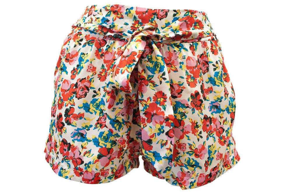SH10896 Flower Print Shorts (More color options) - FashionPosh