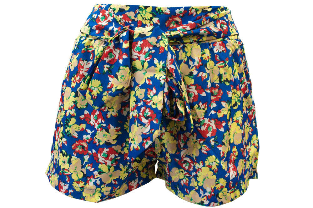 SH10896 Flower Print Shorts (More color options) - FashionPosh