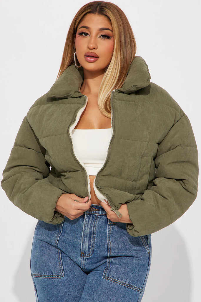 Ci sono top jacket olive
