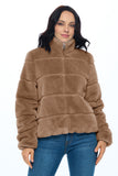 Ci Sono Fur Zip-Up Jacket