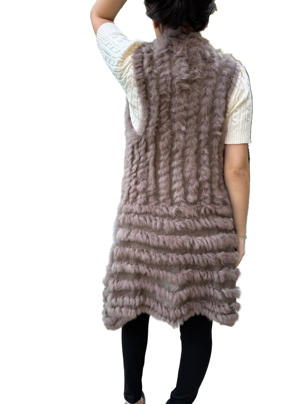 Luxury Real Rabbit Fur Vest