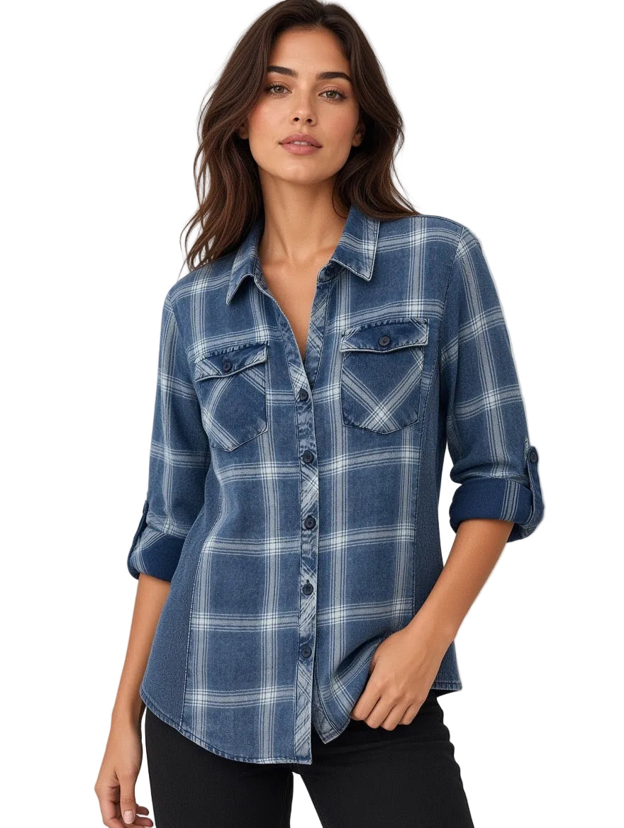 Ci Sono Plaid Shirt