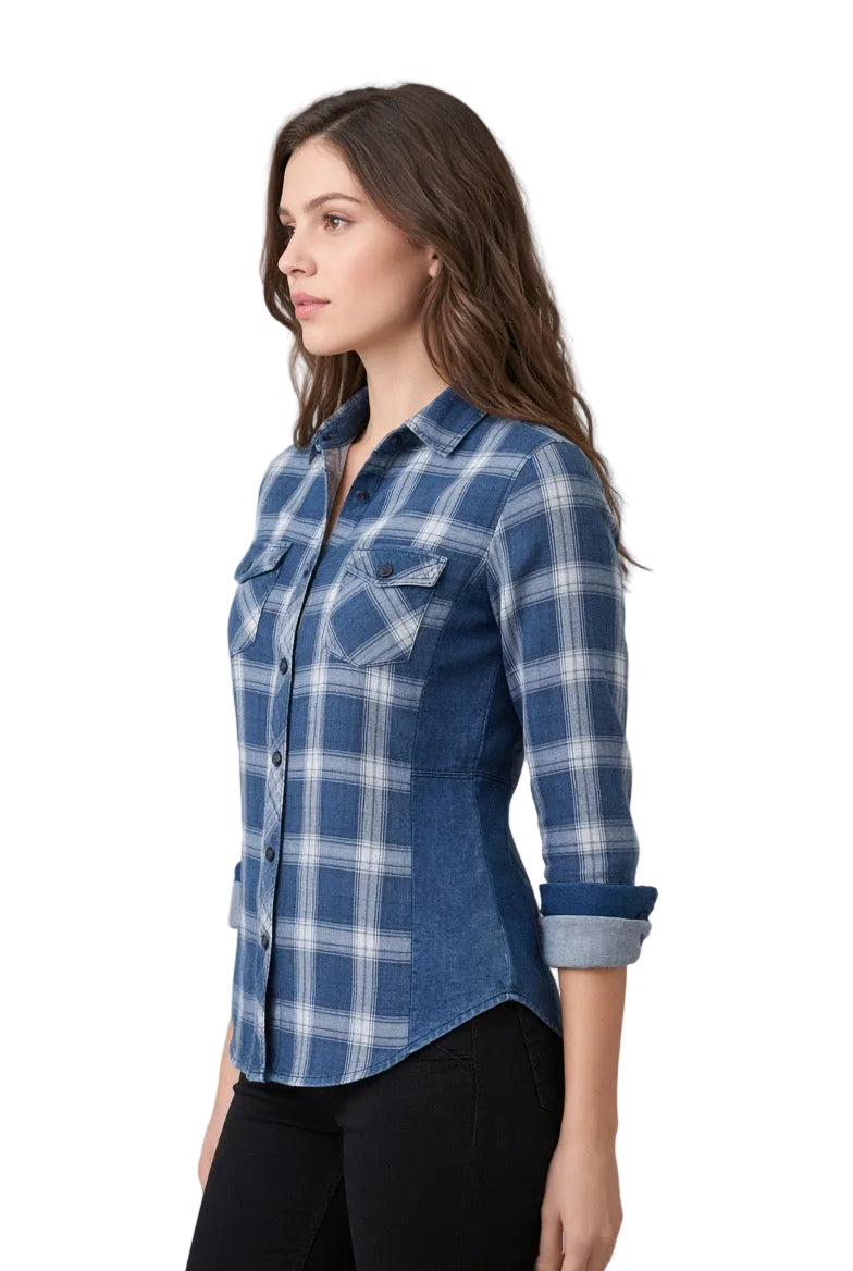 Ci Sono Plaid Shirt