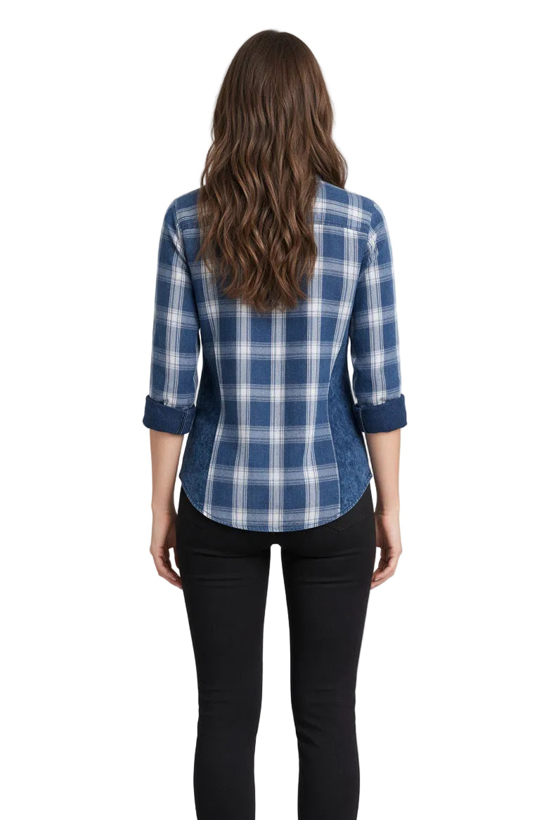 Ci Sono Plaid Shirt