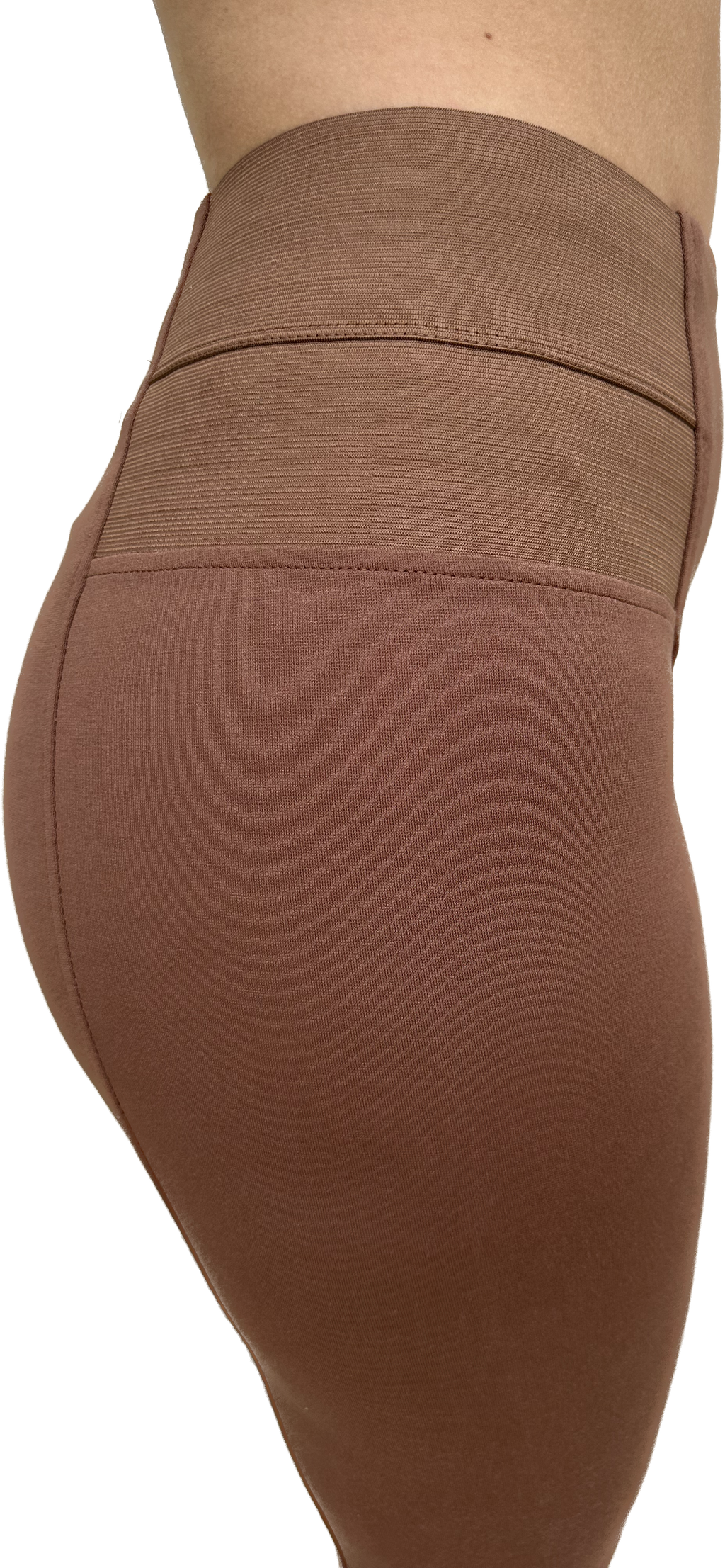 P800 Ci Sono High Waist Black Ponte Leggings (more Color Options) - FashionPosh