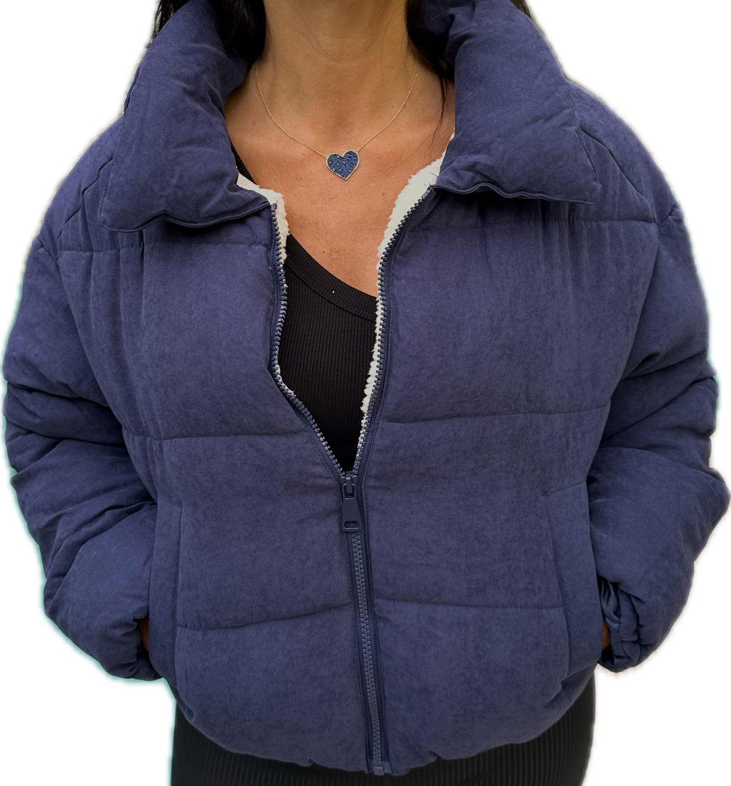 CiSono Bomber Jacket W/ Sherpa Fur Lining