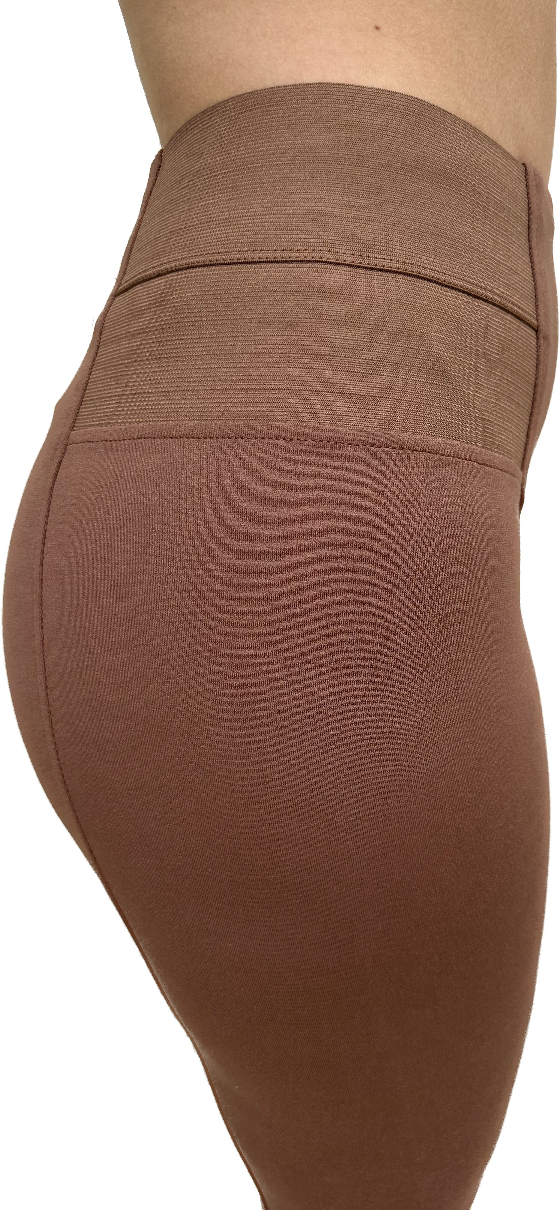 P800 Ci Sono High Waist Ponte Leggings (More color options) - FashionPosh