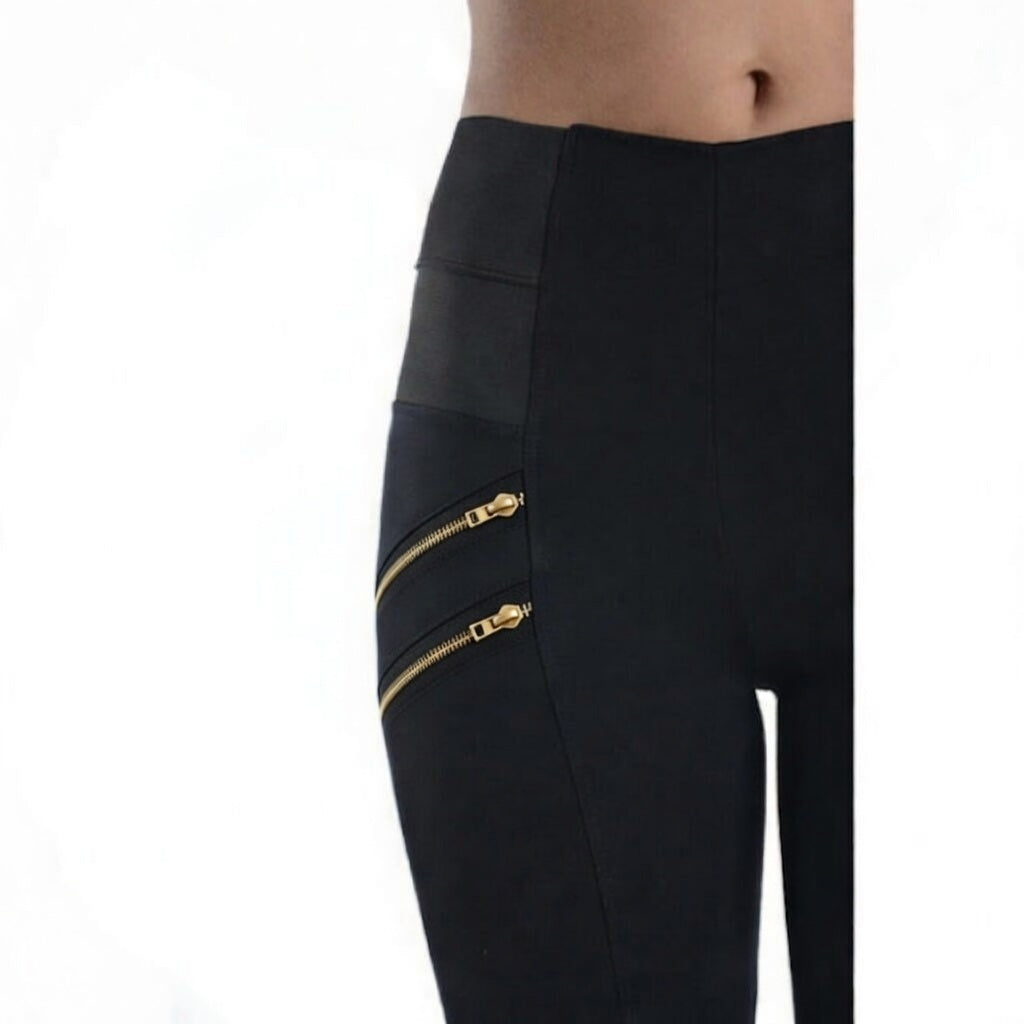 P9364 Ci Sono Elastic High Waisted Leggings( More Colors) - FashionPosh