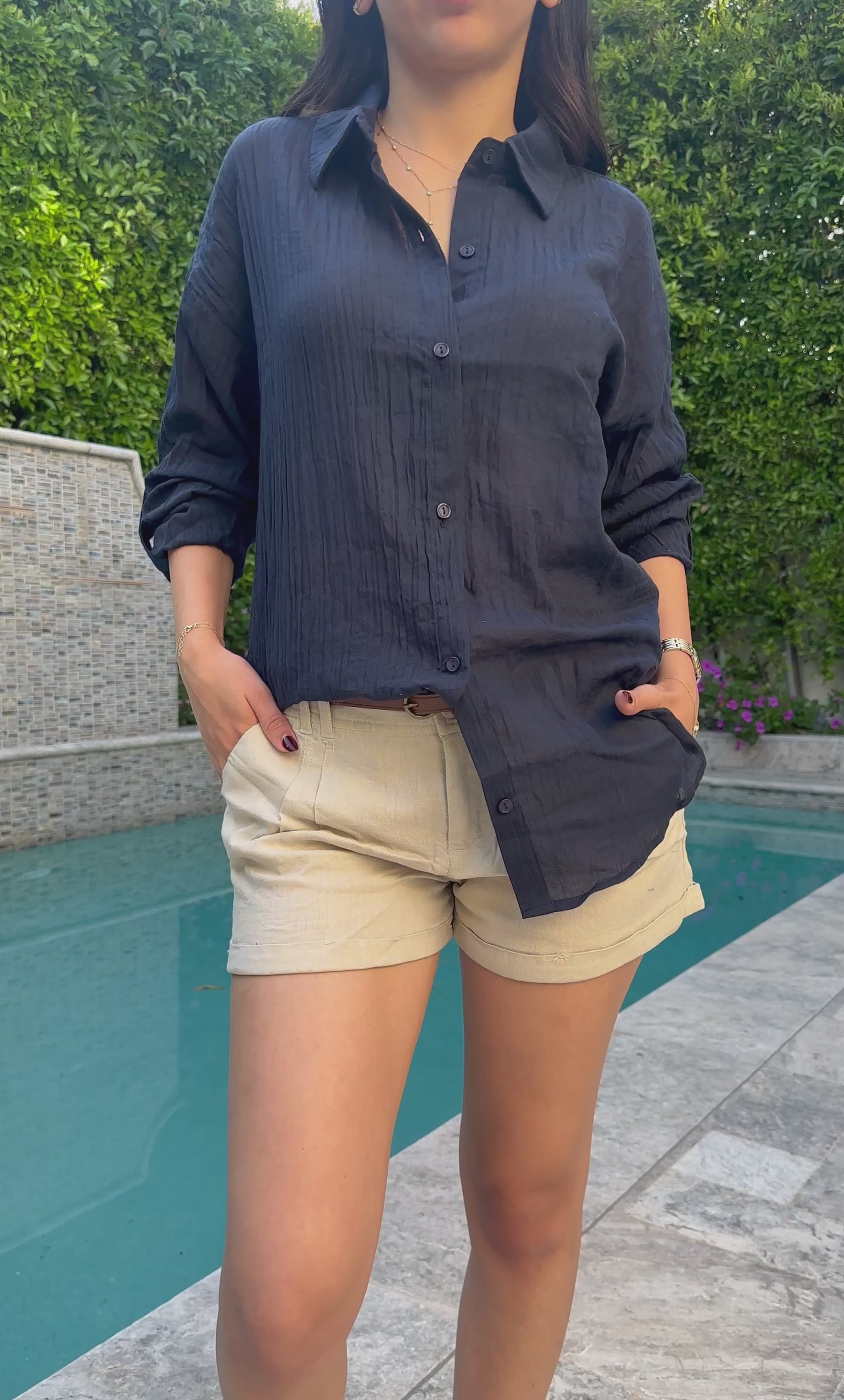 Button Down Linen Shirt