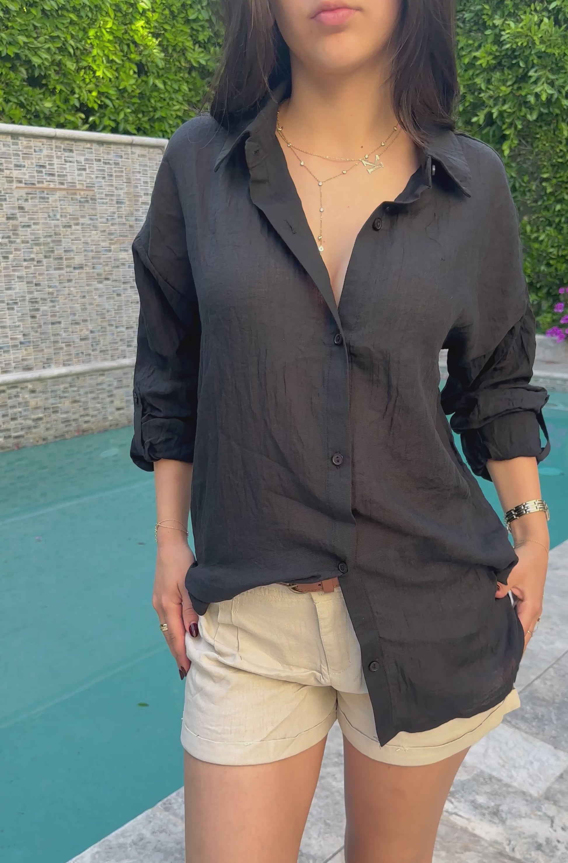 Button Down Linen Shirt