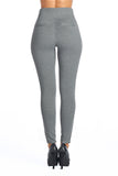 PP67 Ponte Leggings with PU Leather accents (More color options) - FashionPosh