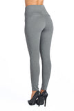 PP67 Ponte Leggings with PU Leather accents (More color options) - FashionPosh