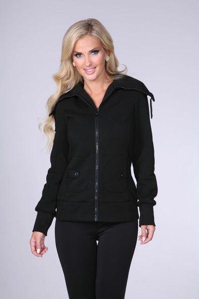 CF8026 Fleece Zip-up Jacket - FashionPosh