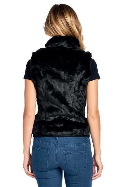 FV17 Faux Fur Vest - FashionPosh