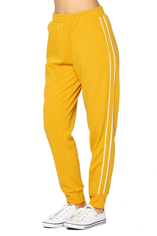 Stripe Jogger Drawstring Sweat pants - FashionPosh