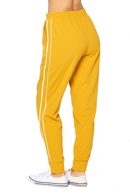 Stripe Jogger Drawstring Sweat pants - FashionPosh