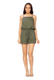 Linen Romper Shorts( Other Colors) - FashionPosh