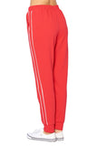 Stripe Jogger Drawstring Pants - FashionPosh