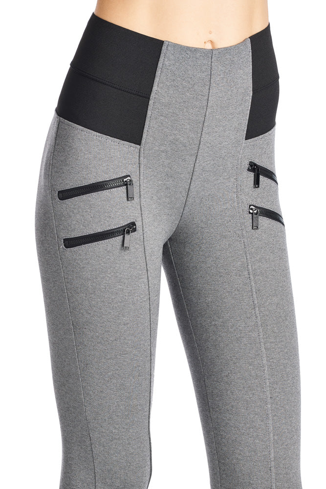 P9364 Ci Sono Elastic High Waisted Leggings - FashionPosh