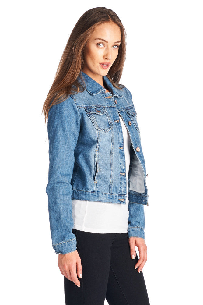 DJK24 Basic Denim Jacket - FashionPosh