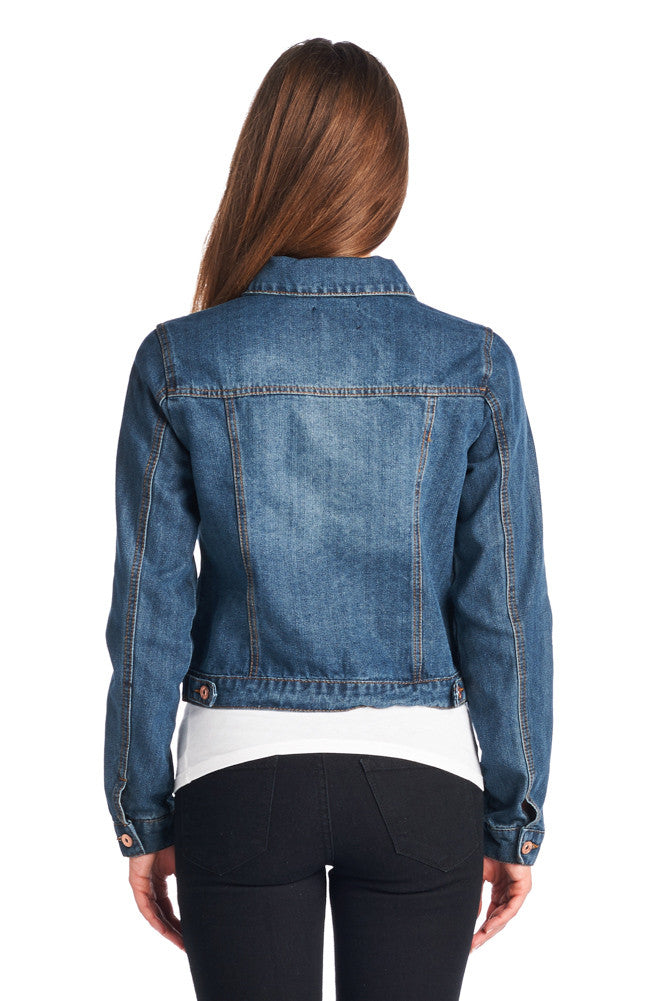 DJK24 Basic Denim Jacket - FashionPosh
