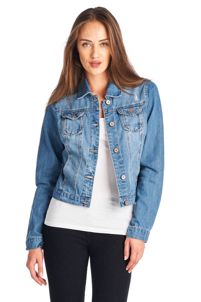DJK24 Basic Denim Jacket - FashionPosh