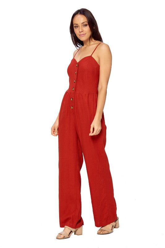Linen Romper Pants - FashionPosh