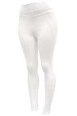 Ci Sono Ponte Leggings W/PU detailing