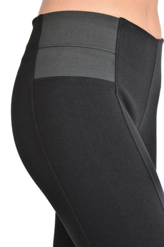 P800/R051 Ci Sono High Waist Ponte Leggings (More color options) - FashionPosh