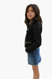 KJK1066 Kids Quilted PU Leather Jacket - FashionPosh