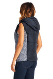 NYV1009 Hooded Buffer Vest - FashionPosh