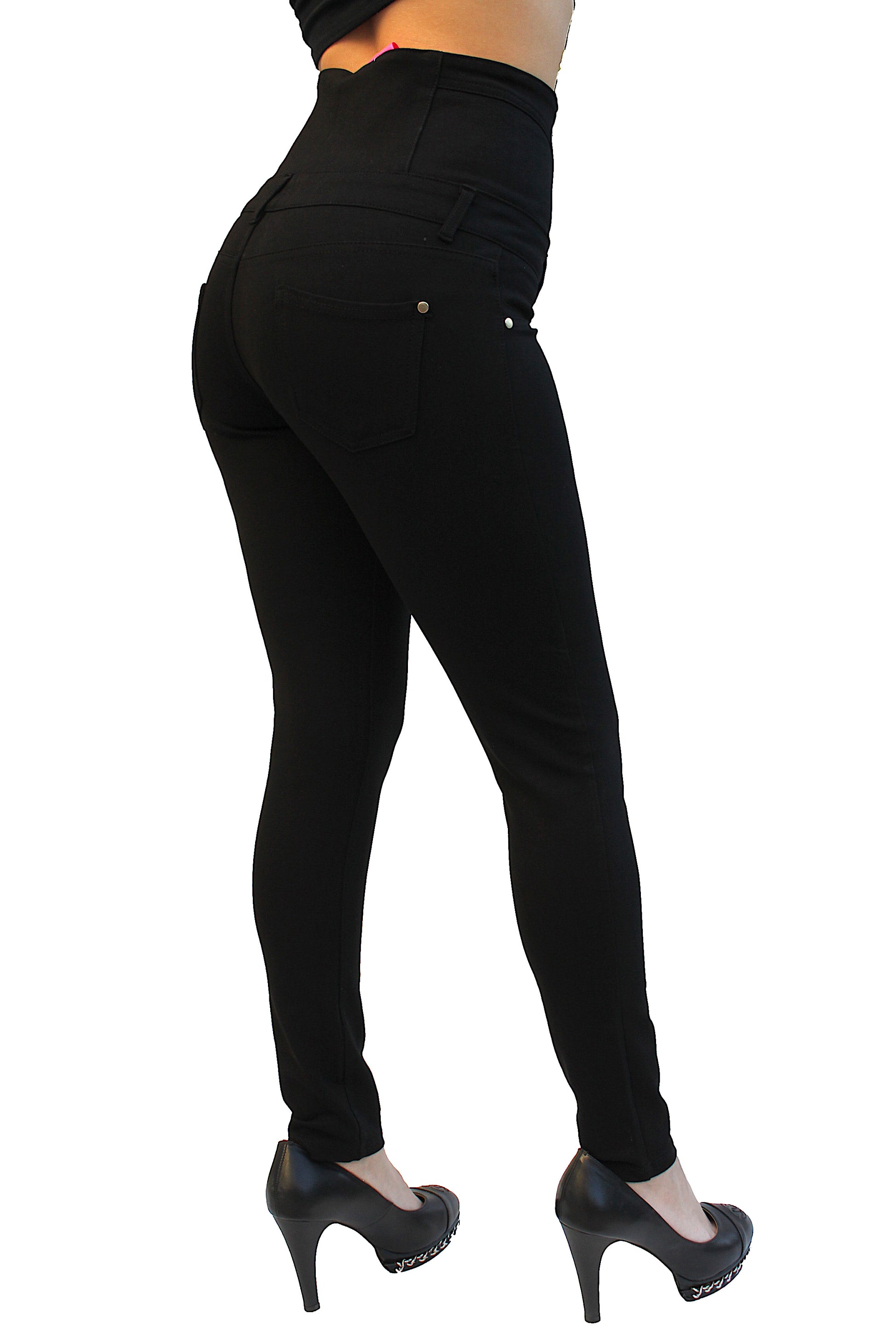 CiSono Super High Waist Ponte Leggings - FashionPosh