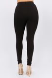 CiSono High Waisted Leggings W/ Zipper Accent