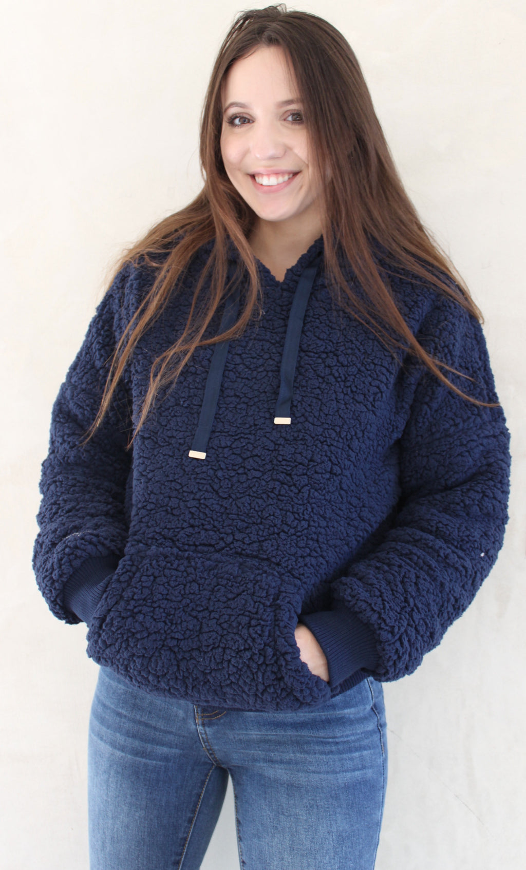 Hooded Fluffy Sweater - FashionPosh
