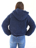 Hooded Fluffy Sweater - FashionPosh