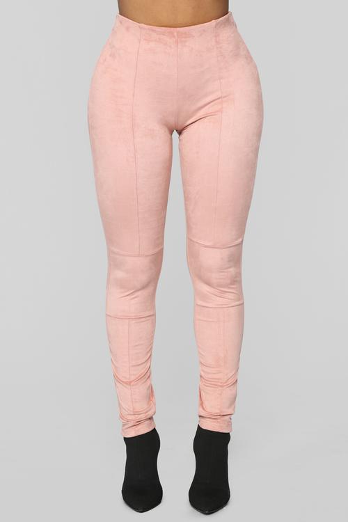 CiSono Suede Ponte Leggings - FashionPosh