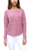 SW26231 Side Lace up Sweater (More Color Options) - FashionPosh