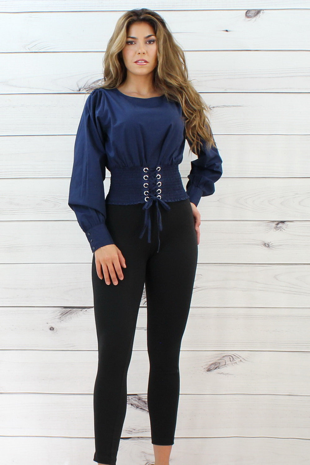 Corset Waist Top - FashionPosh
