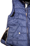 NYV1013 Buffer Nylon Vest W/Fur Lining - FashionPosh
