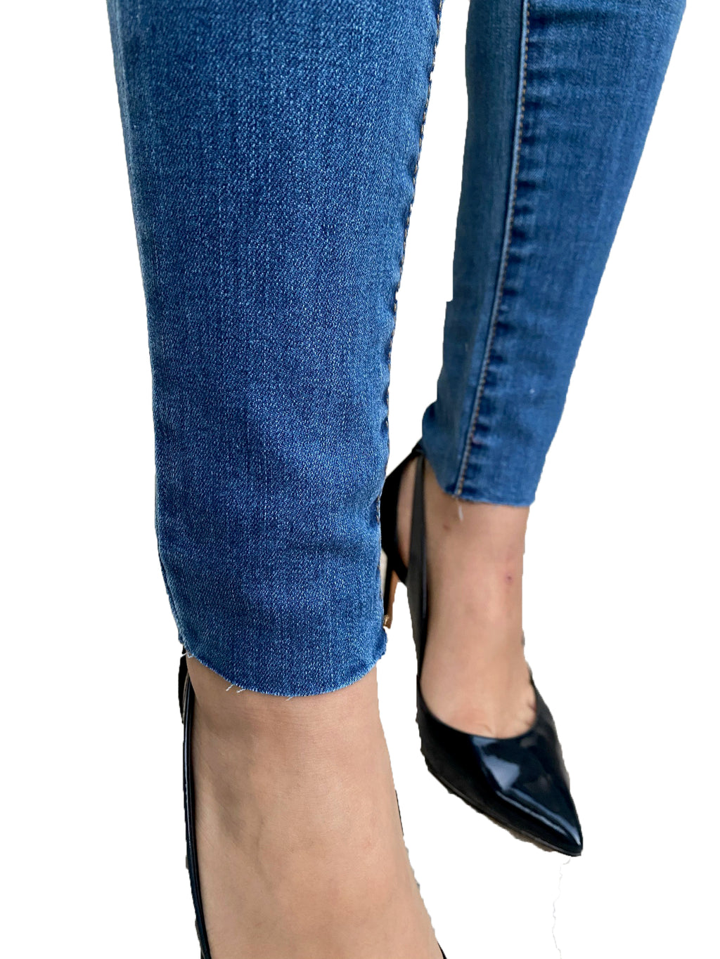 CiSono Ripped Sculpting Denim Jeans