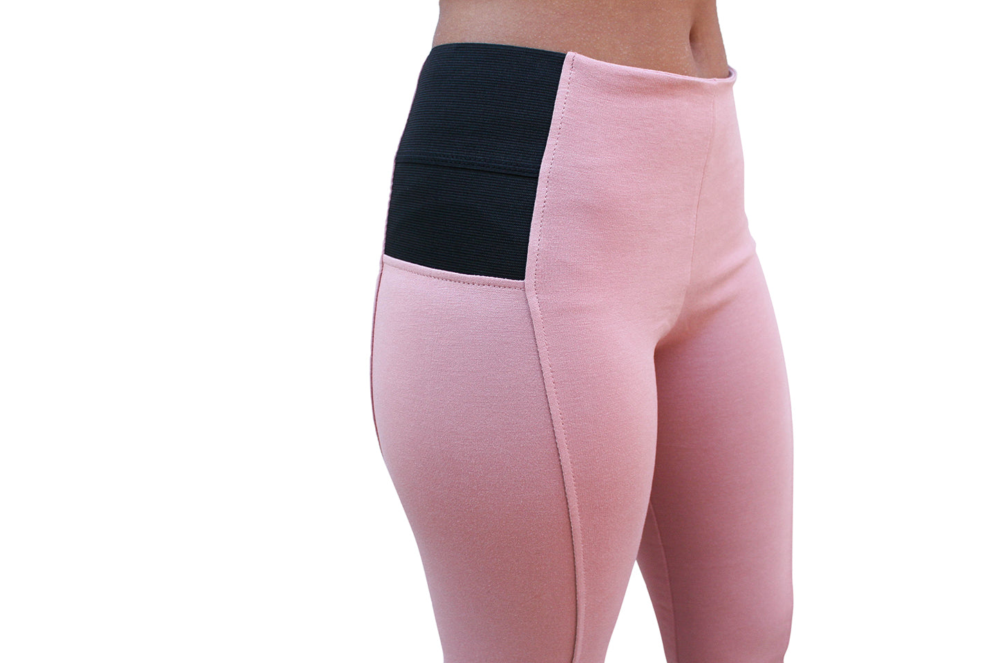 P800/R051 Ci Sono High Waist Ponte Leggings (More color options) - FashionPosh