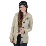 SW26036 Hooded Cardigan Sweater - FashionPosh